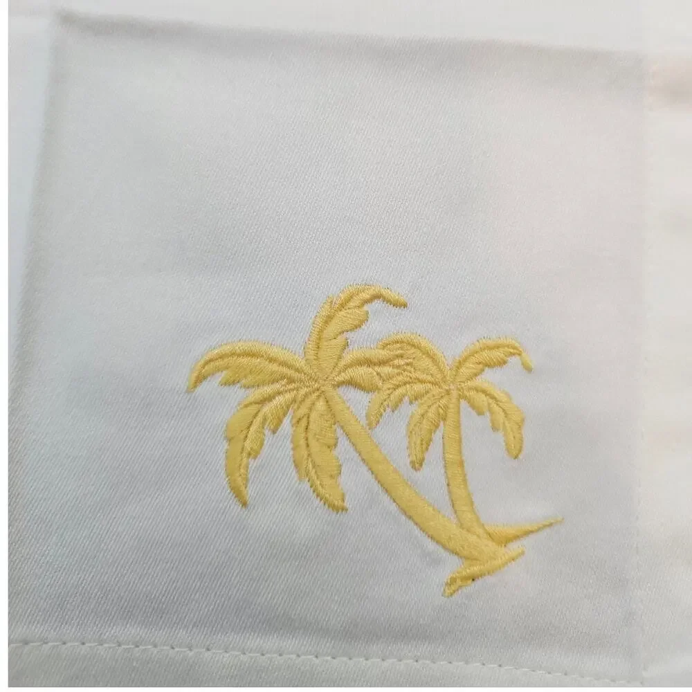 Pottery Barn Hawiian Palm Tree's Cocktail Cotton Napkins 10